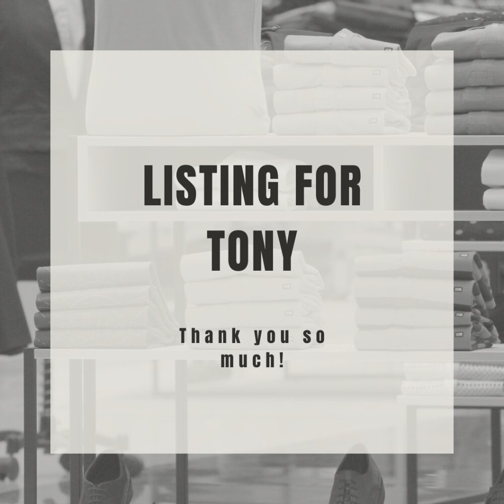 Listing for Tony